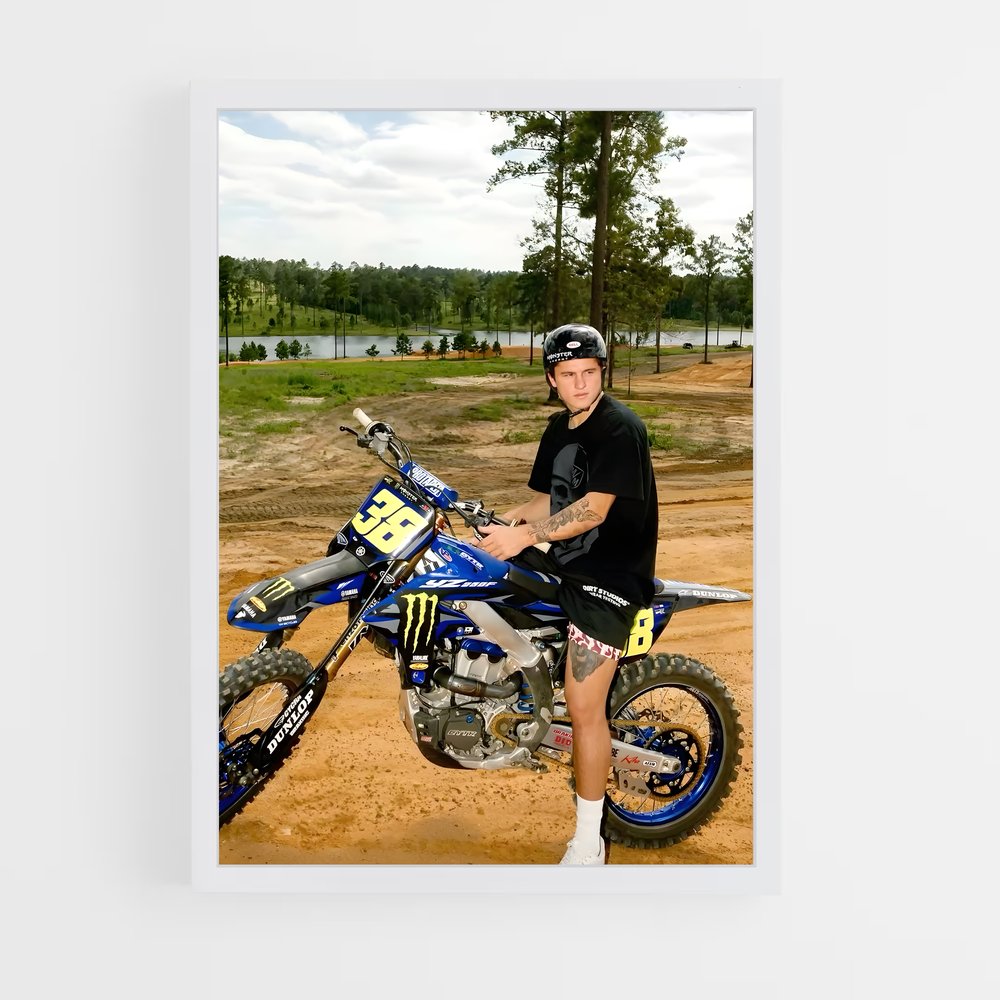 Poster Dirt Rider – affiche Motocross freestyle (vue 3)